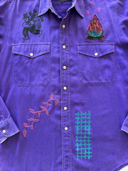 Vintage Ralph Lauren Button Down Shirt - Magic Hand
