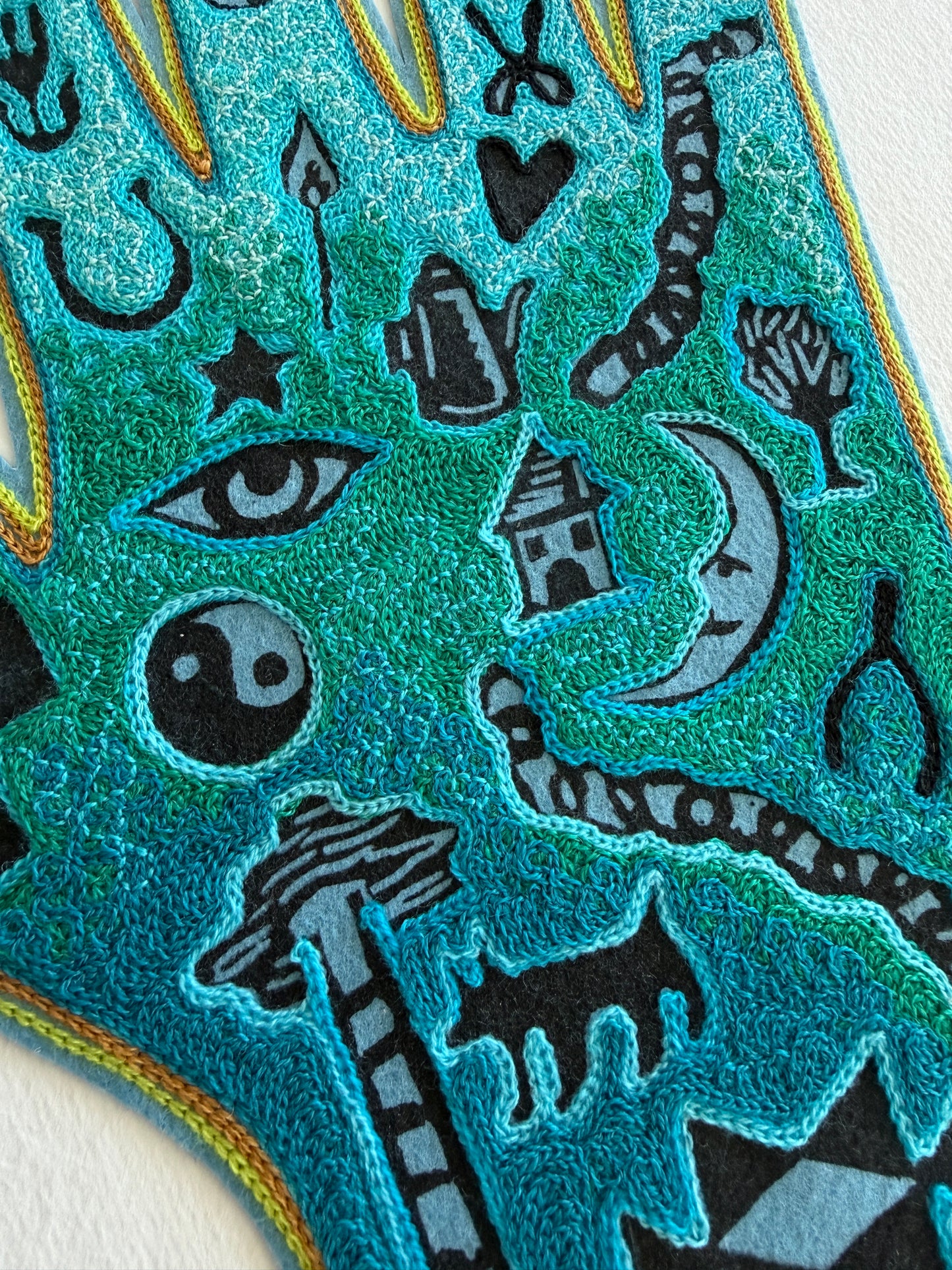 Magic Hand Backpatch - Blues