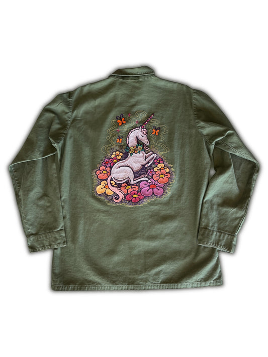 Vintage Military Shirt - Unicorn