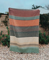 Alpaca Throw - Spectrum - With Custom Embroidery