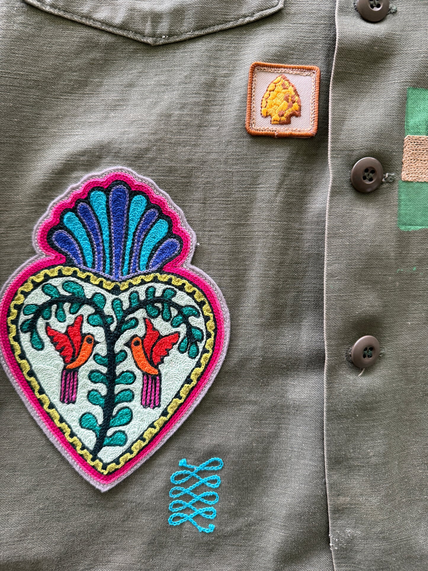 Vintage Military Shirt - Cactus Rabbit