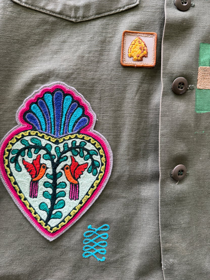 Vintage Military Shirt - Cactus Rabbit