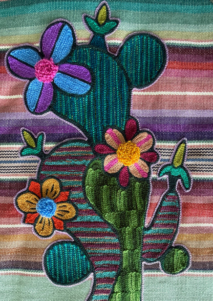 Vintage Military Shirt - Serape Cactus