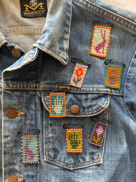 Handmade Beaded Broaches