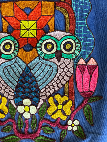 Vintage Chore Coat - Cowboy Owls