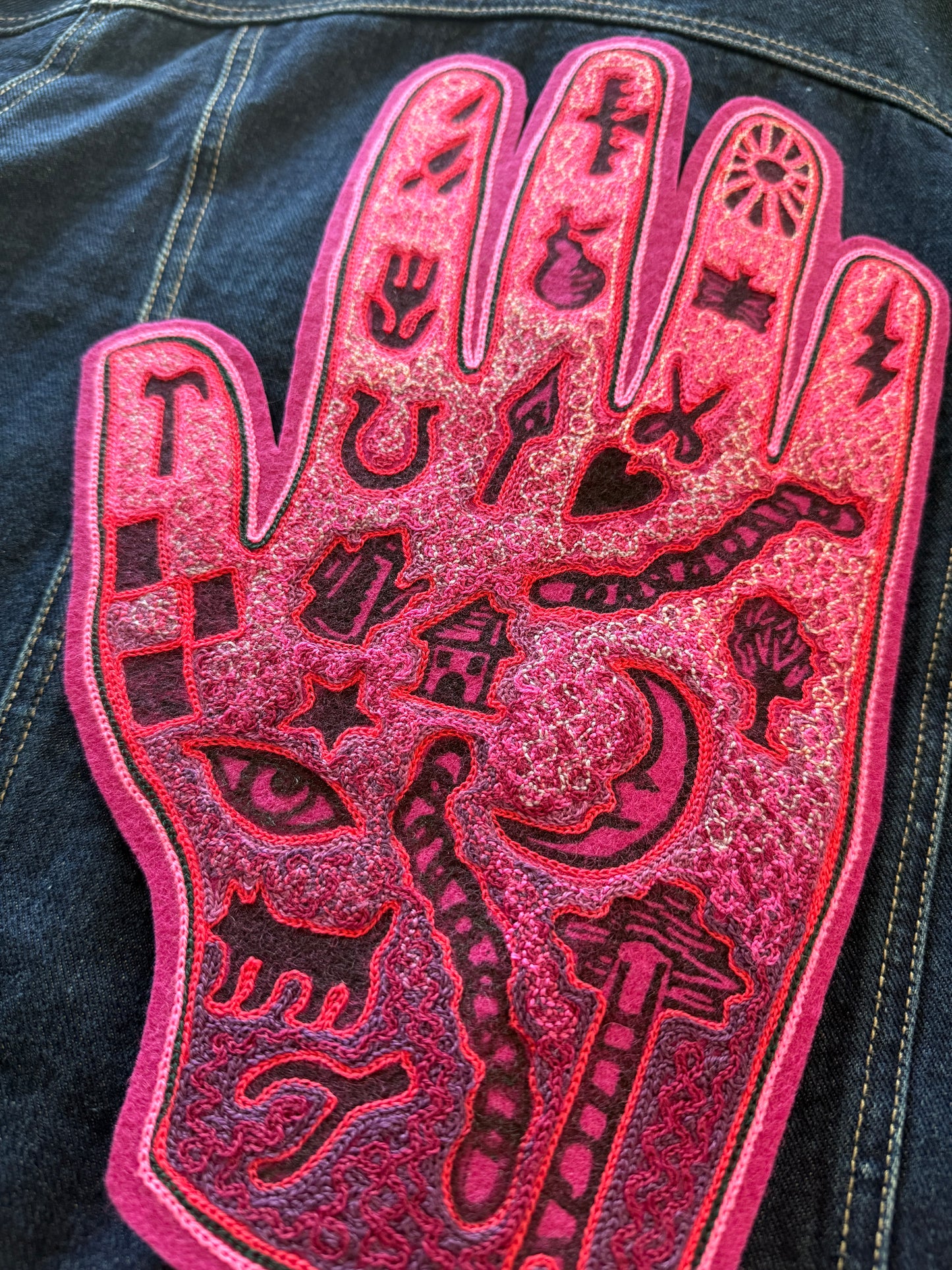 Magic Hand Backpatch - Pink/Purple