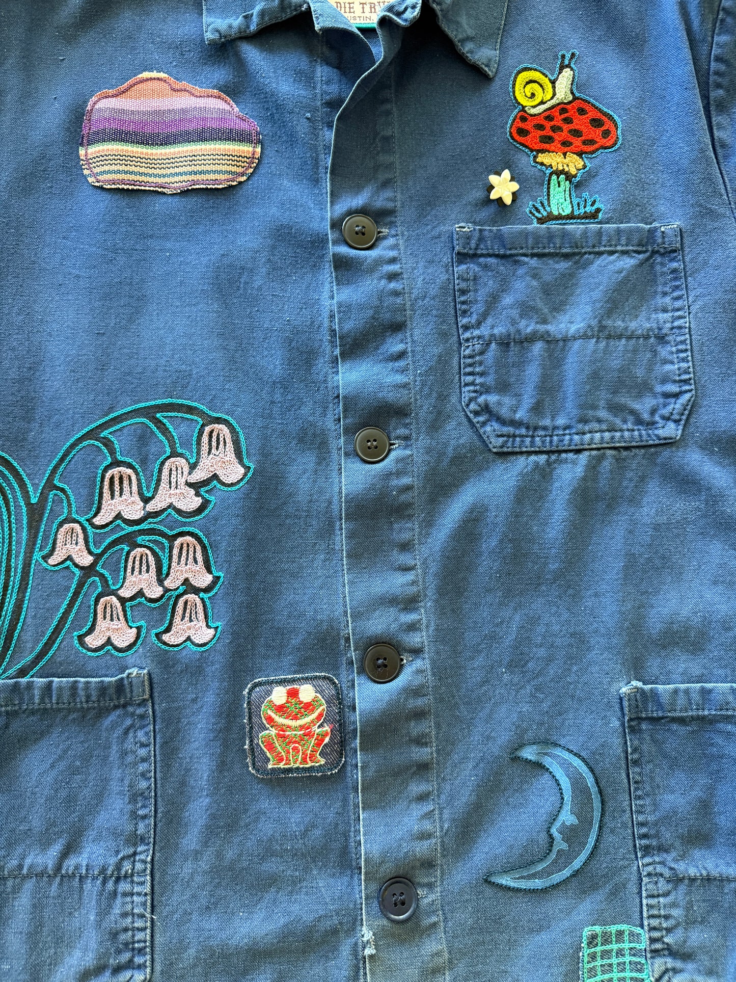 Vintage Embroidered French Chore Coat - Big Sun