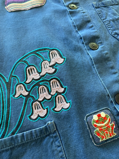 Vintage Embroidered French Chore Coat - Big Sun