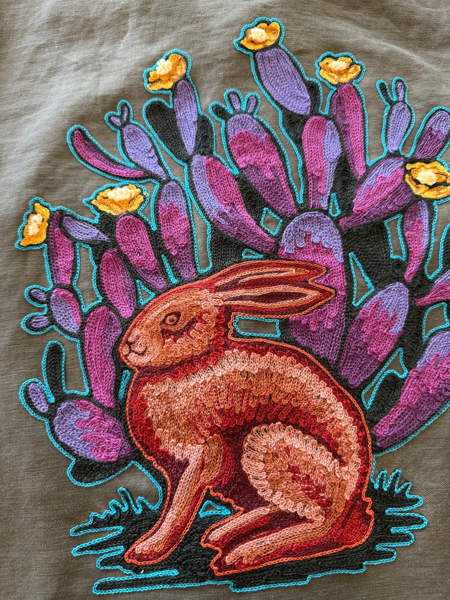 Vintage Military Shirt - Rabbit Cactus