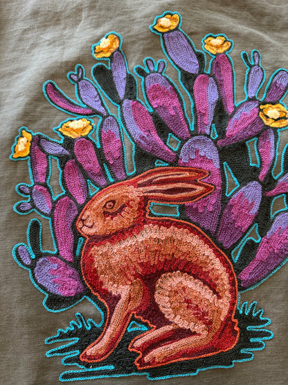 Vintage Military Shirt - Rabbit Cactus
