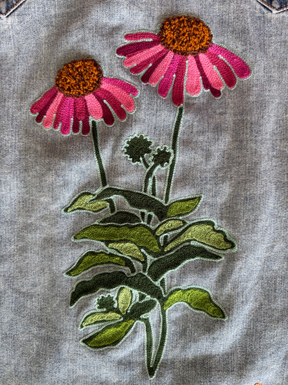 Vintage Denim Shirt - Coneflower 01