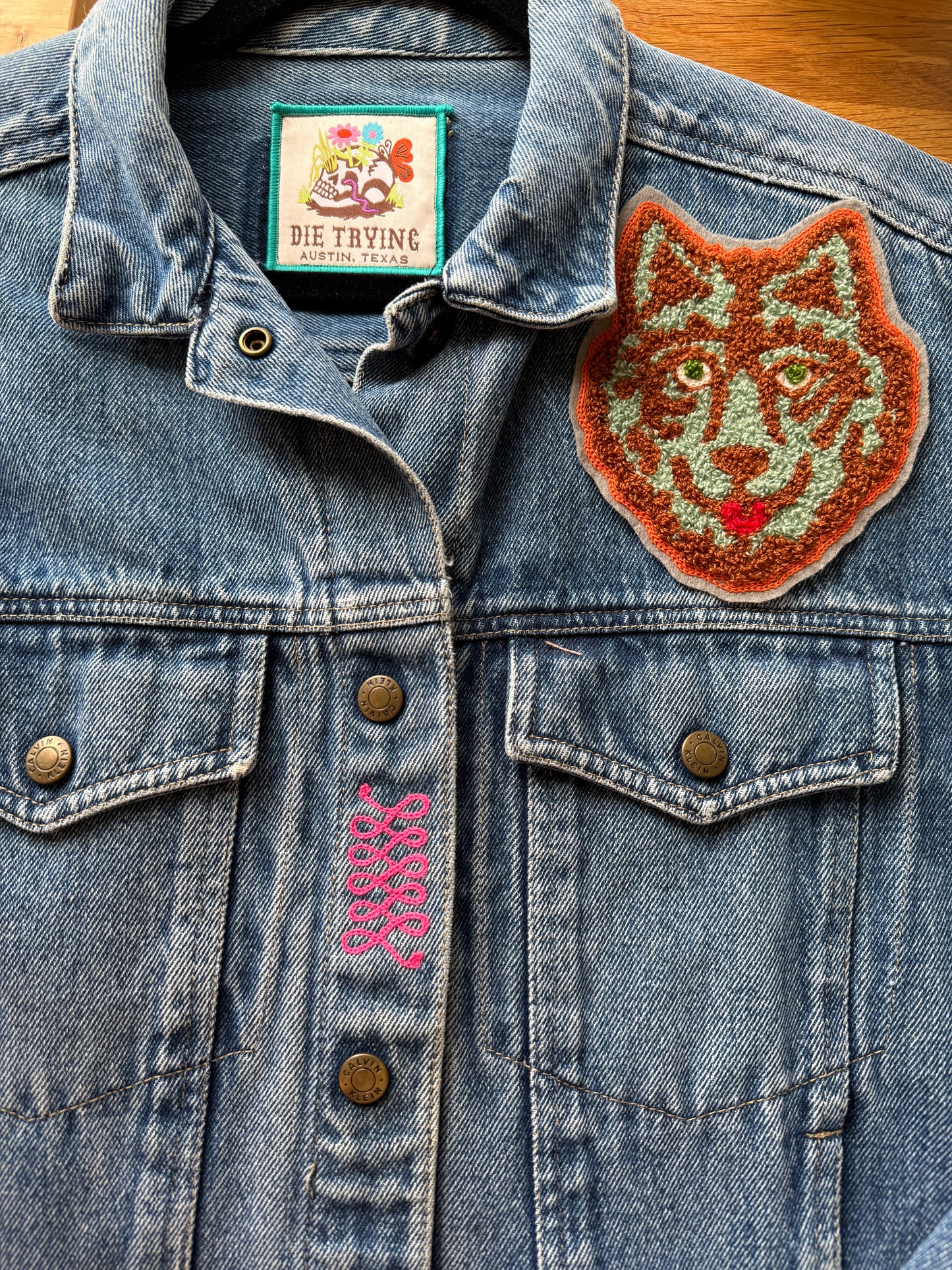 Weird Wolf Mascot Patch