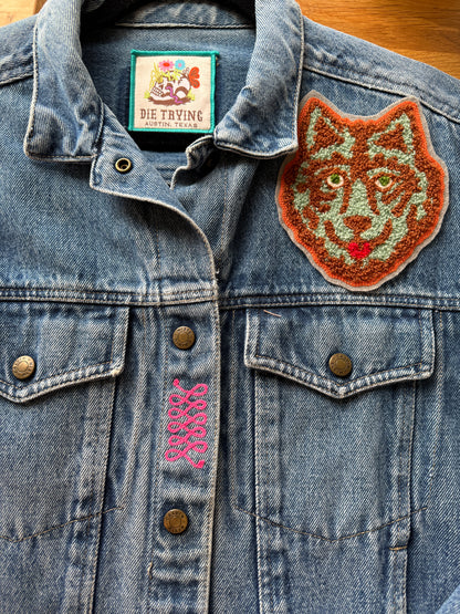 Weird Wolf Mascot Patch