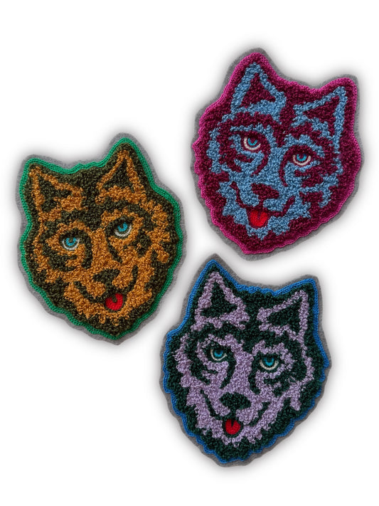 Weird Wolf Mascot Patch