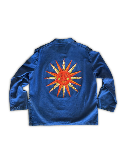 Vintage Embroidered French Chore Coat - Big Sun