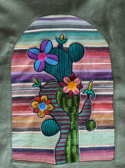 Vintage Military Shirt - Serape Cactus