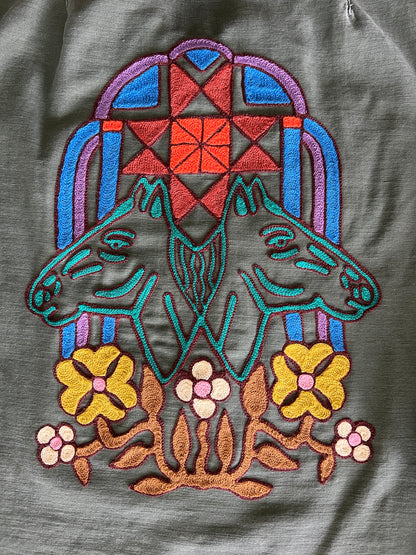 Vintage Military Shirt - Mirror Ponies