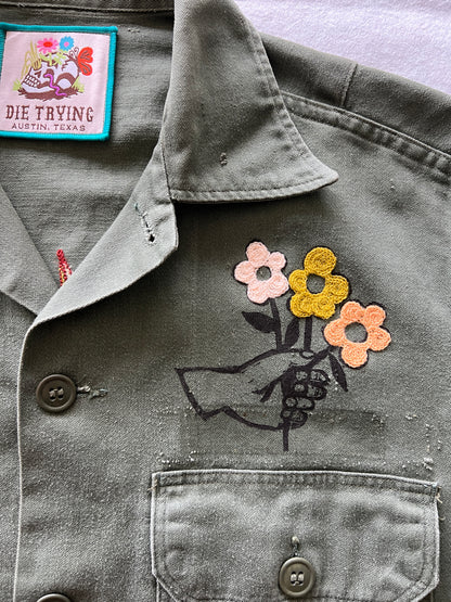 Vintage Military Shirt - Serape Sun