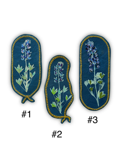 Bluebonnet Cyanotype Patch - 1 of 1 Samples