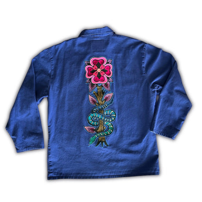 Vintage Chore Coat - Snake Bloom