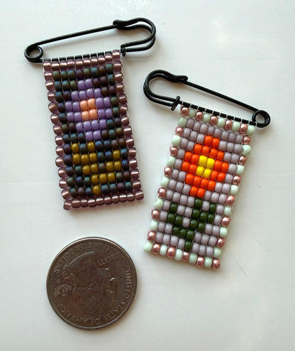 Handmade Beaded Broaches