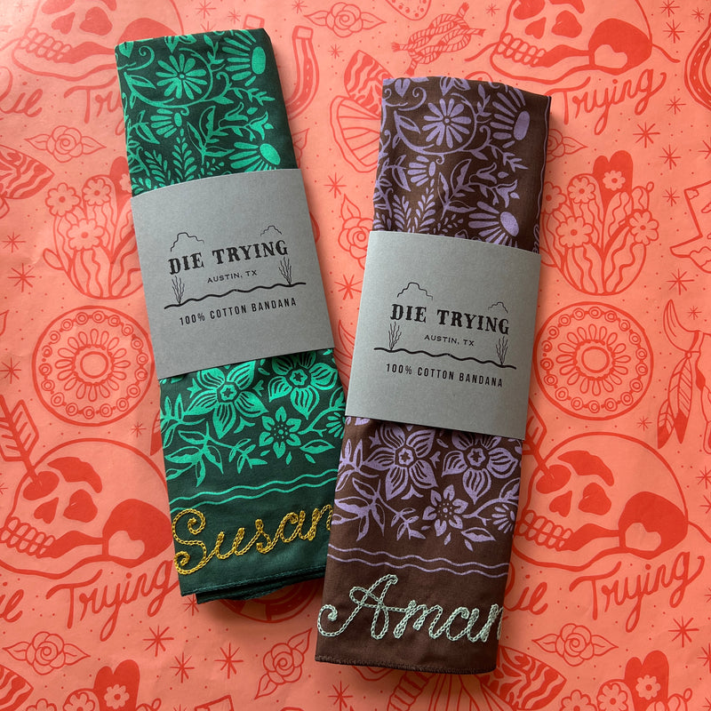 Aster Bandana - Dark Green
