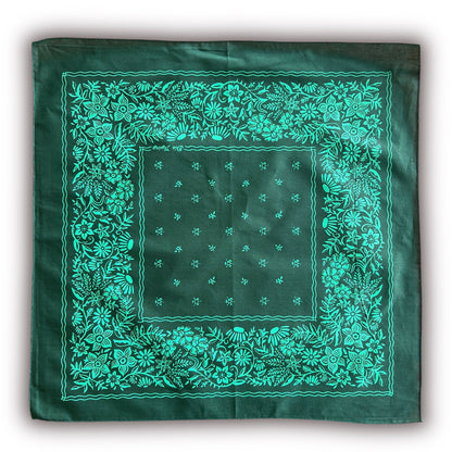 Aster Bandana - Dark Green
