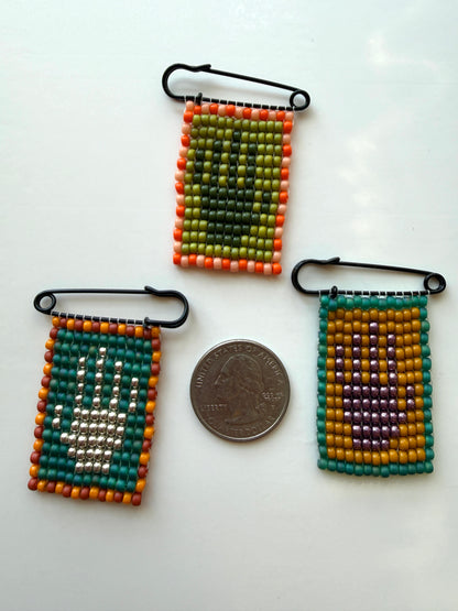 Handmade Beaded Broaches
