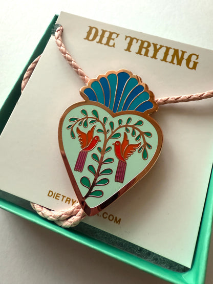 Love Birds Bolo Tie