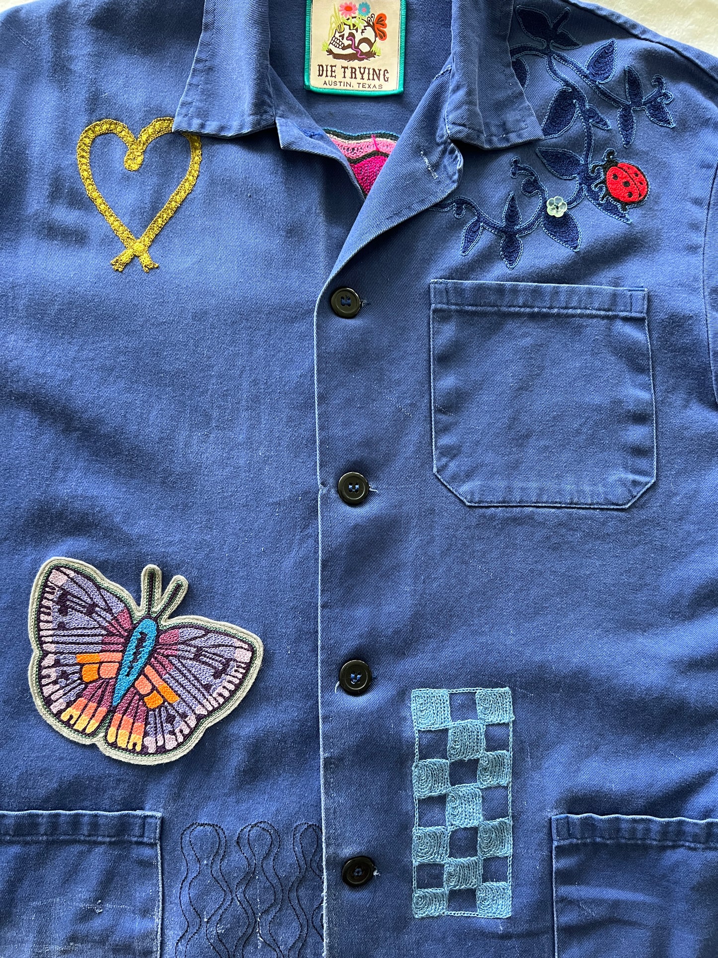 Vintage Chore Coat - Snake Bloom