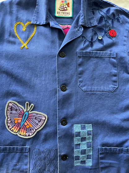 Vintage Chore Coat - Snake Bloom