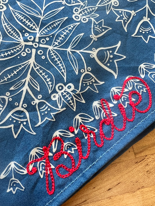 Folksy Blue Bandana