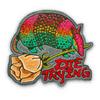 Die Trying Armadillo Rose Backpatch
