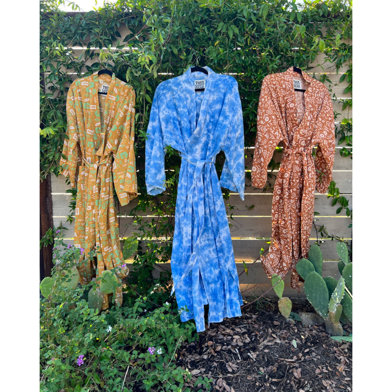 Handwoven Cotton Agave Robe