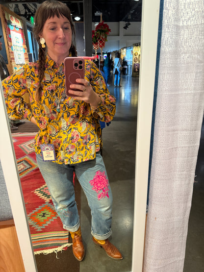Neon Rose Patch