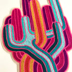 Neon Cactus Dreams Chainstitch Backpatch- PREORDER