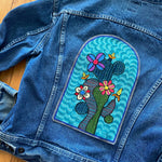 Technicolor Cactus Bloom Back Patch- PREORDER