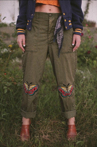 Mammoth Moth Chainstitch Patch