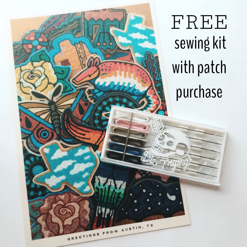 Square Knot Chainstitch Patch