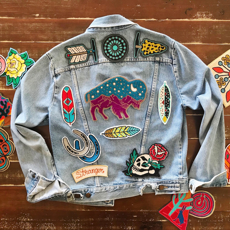 Starry Night Bison Backpatch