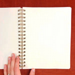Checker Moon Dot Journal in Teal