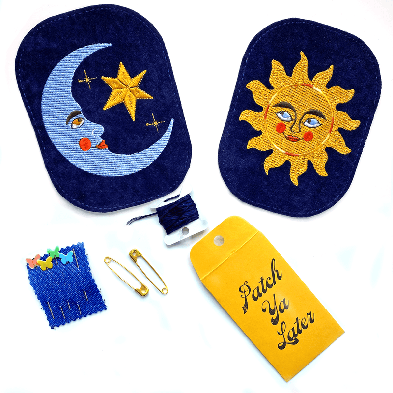 Sun & Moon Elbow Patch Set