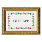 Get Lit Cross Stitch Kit