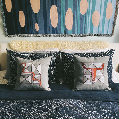 Triangle Snake Pillow