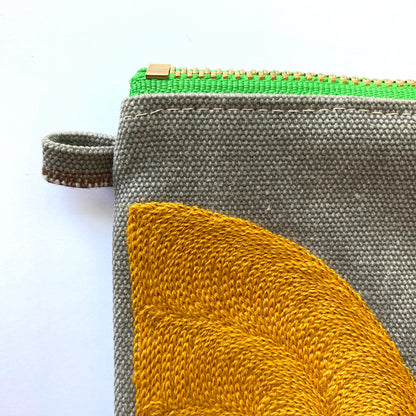 Patterned Zippered Bag