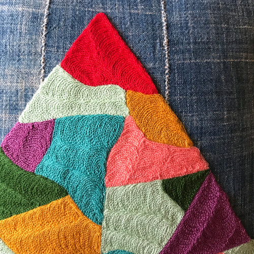 Patchwork Mountain Pillow