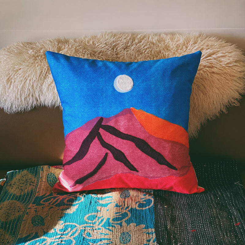 Mountain Moon Pillow