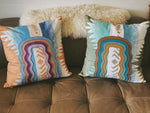 Wave Pillow Green
