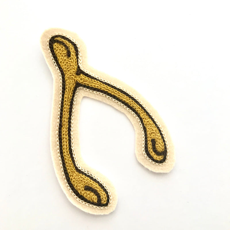Wishbone Chainstitch Patch