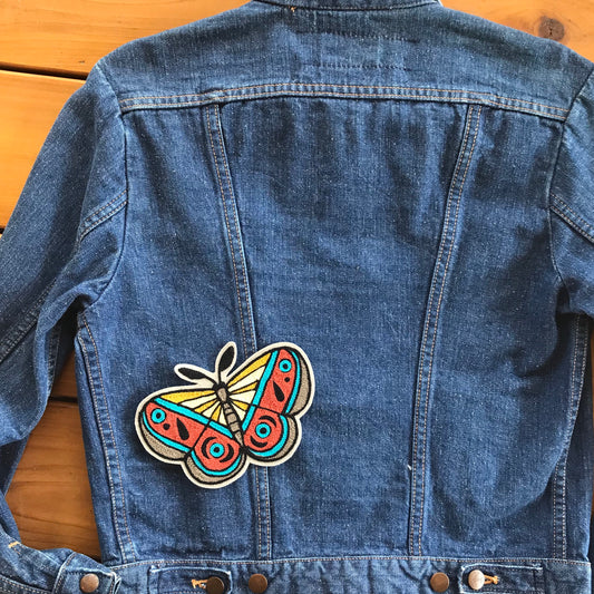 Mammoth Moth Chainstitch Patch